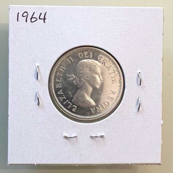 Canada 1962, 1963, 1964 & 1965 Silver 25¢ Quarters! 4 coins total - Picture 8 of 13